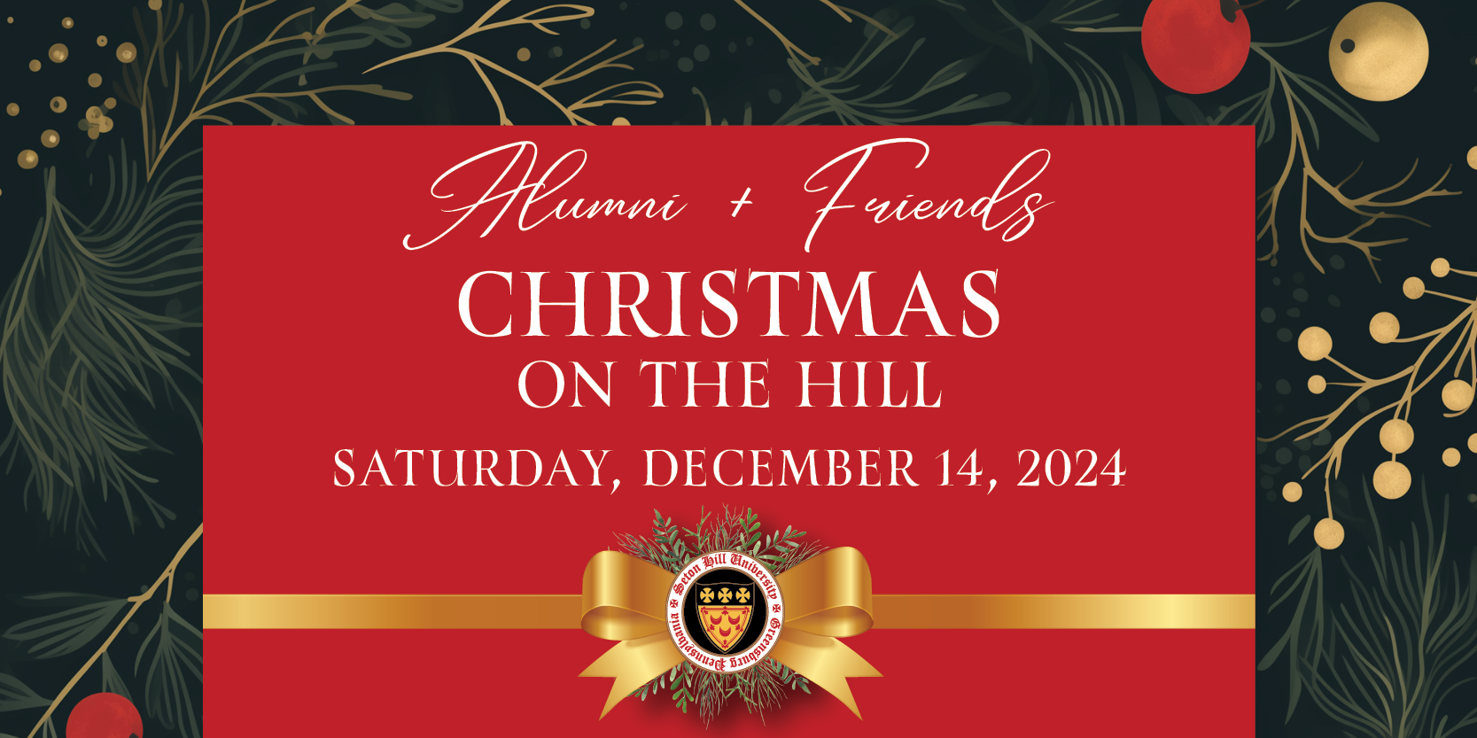 Image of Alumni Christmas on the Hill invite